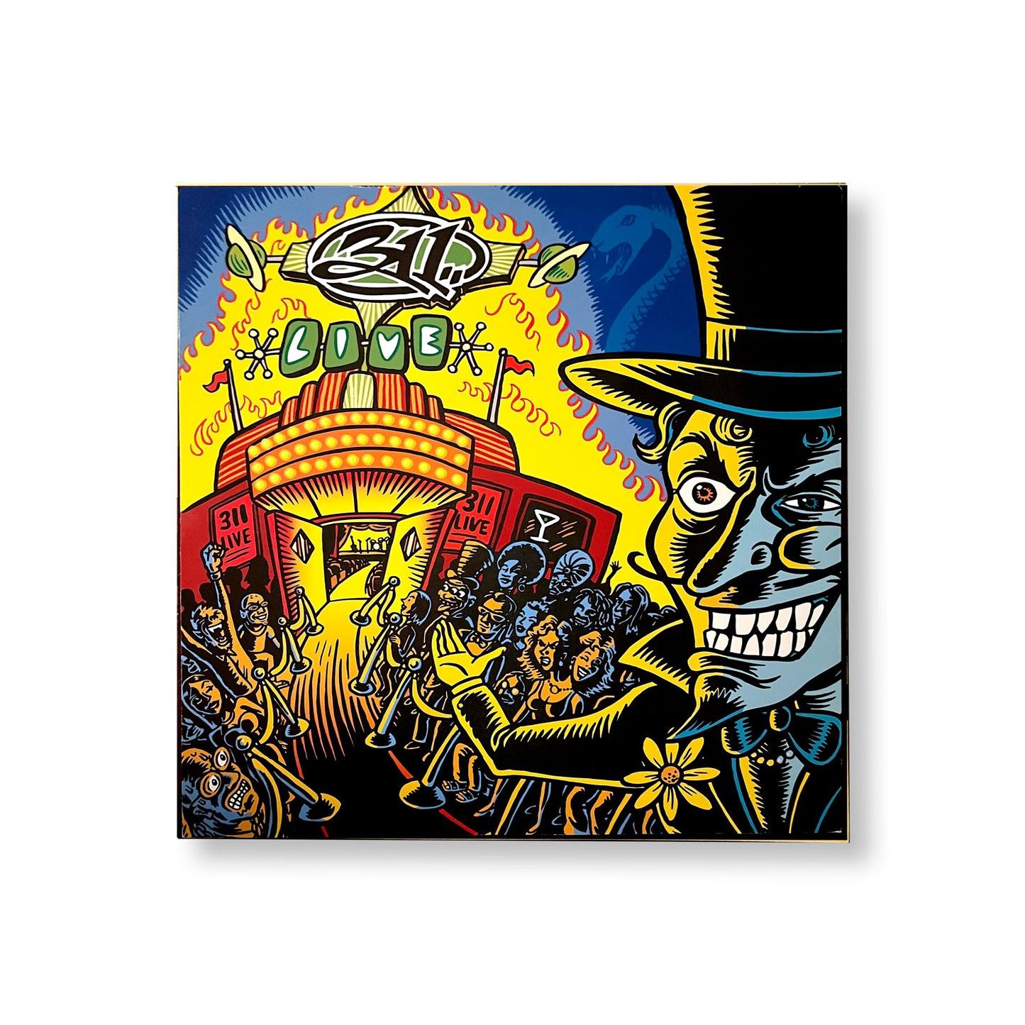 311, "311 Live" 12 x 12" Original Double-sided promotional flat