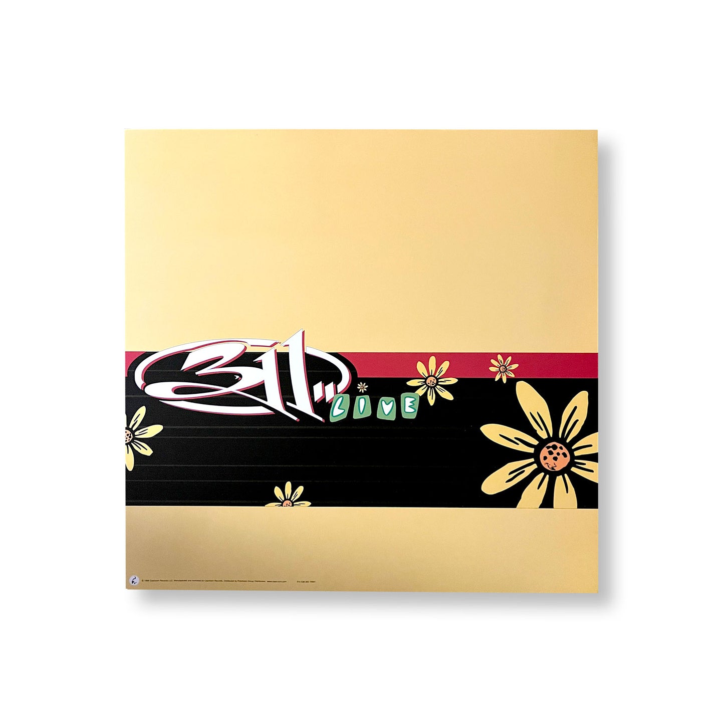 311, "311 Live" 12 x 12" Original Double-sided promotional flat