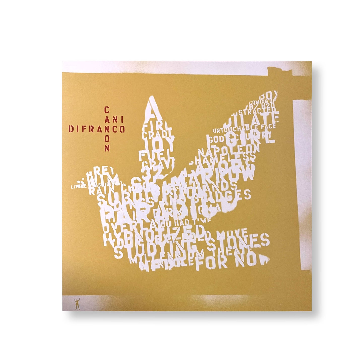 Ani Difranco "Canon" 12 x 12" Original Double-sided promotional flat #2