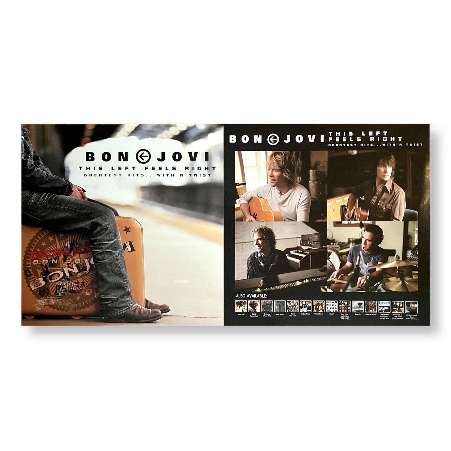 Bon Jovi, "This Left Feels Right" 12 x 24" Double-sided promotional flats