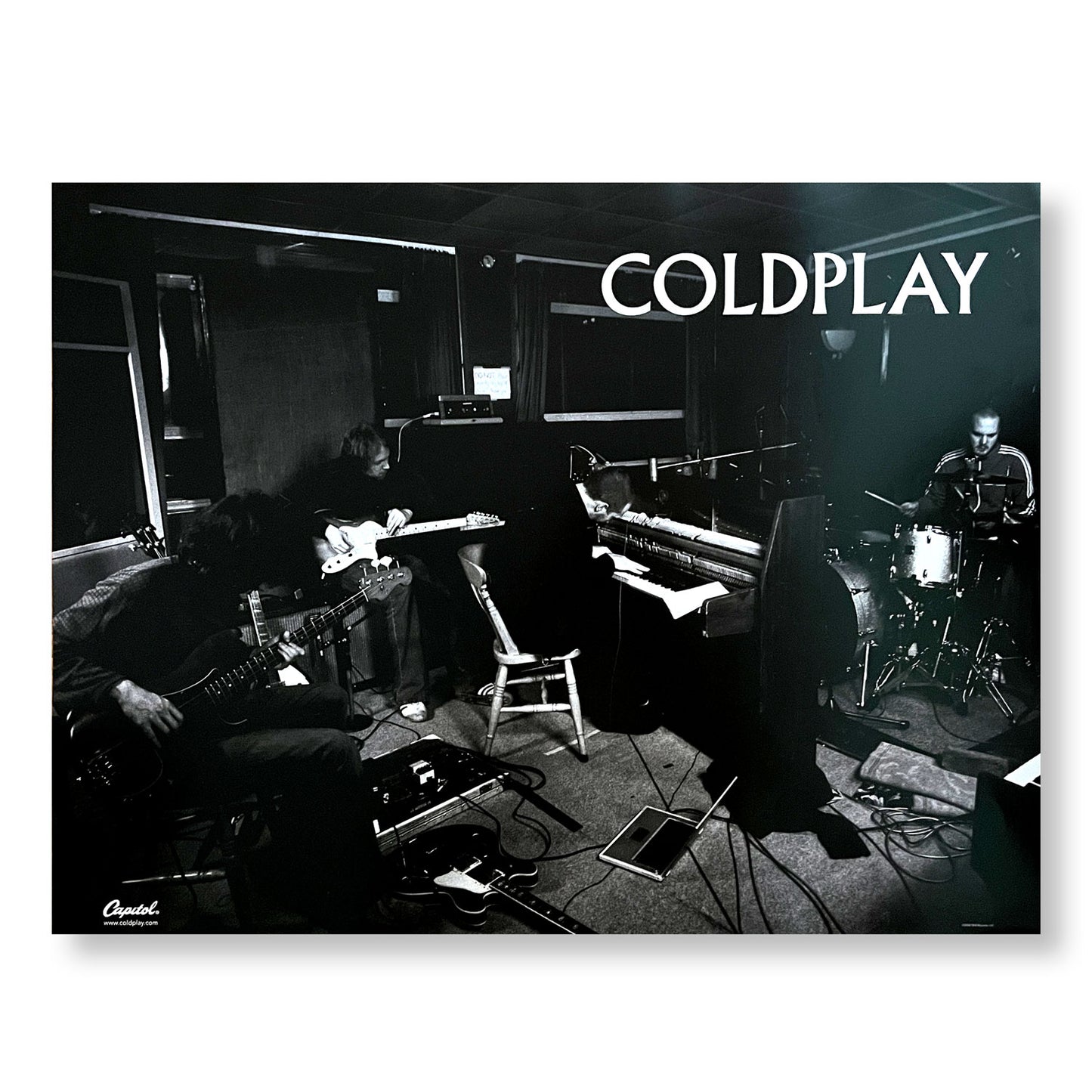 Coldplay 18 x 24" Single-sided Promotional Poster *Rare