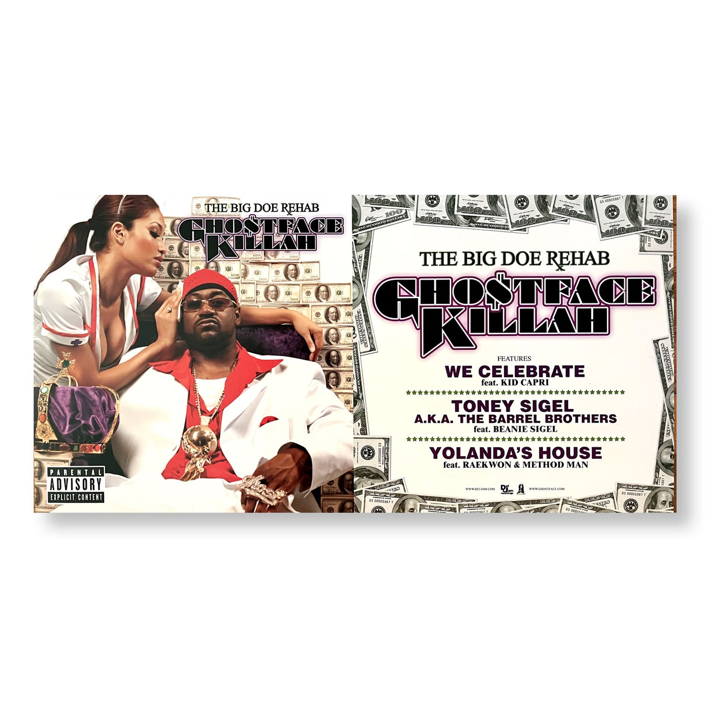 Ghostface Killa, "The Big Doe Rehab" 12 x 24" Double-sided promotional flats