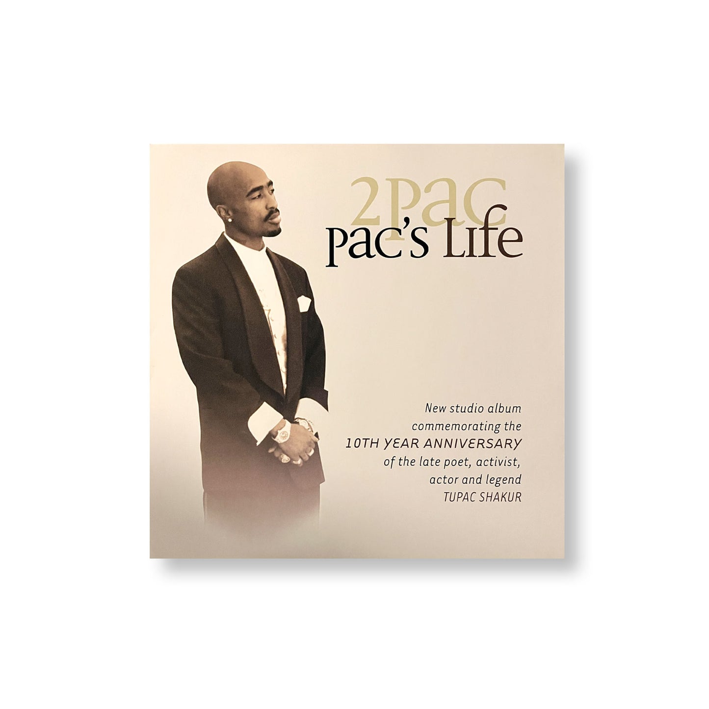 2pac, "pac's Life"  12 x 12" Original Double-sided promotional flat