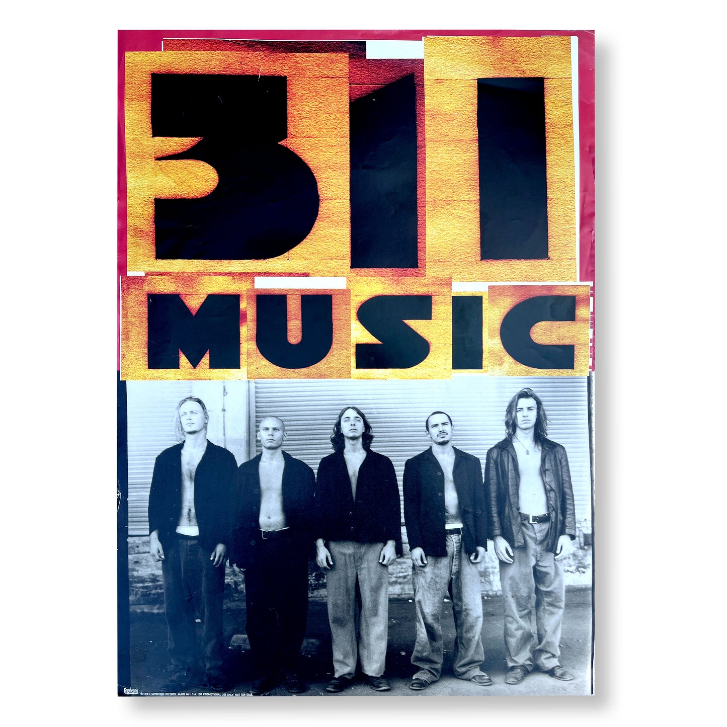 311 "Music" 18 x 24" Single-sided Promotional Poster