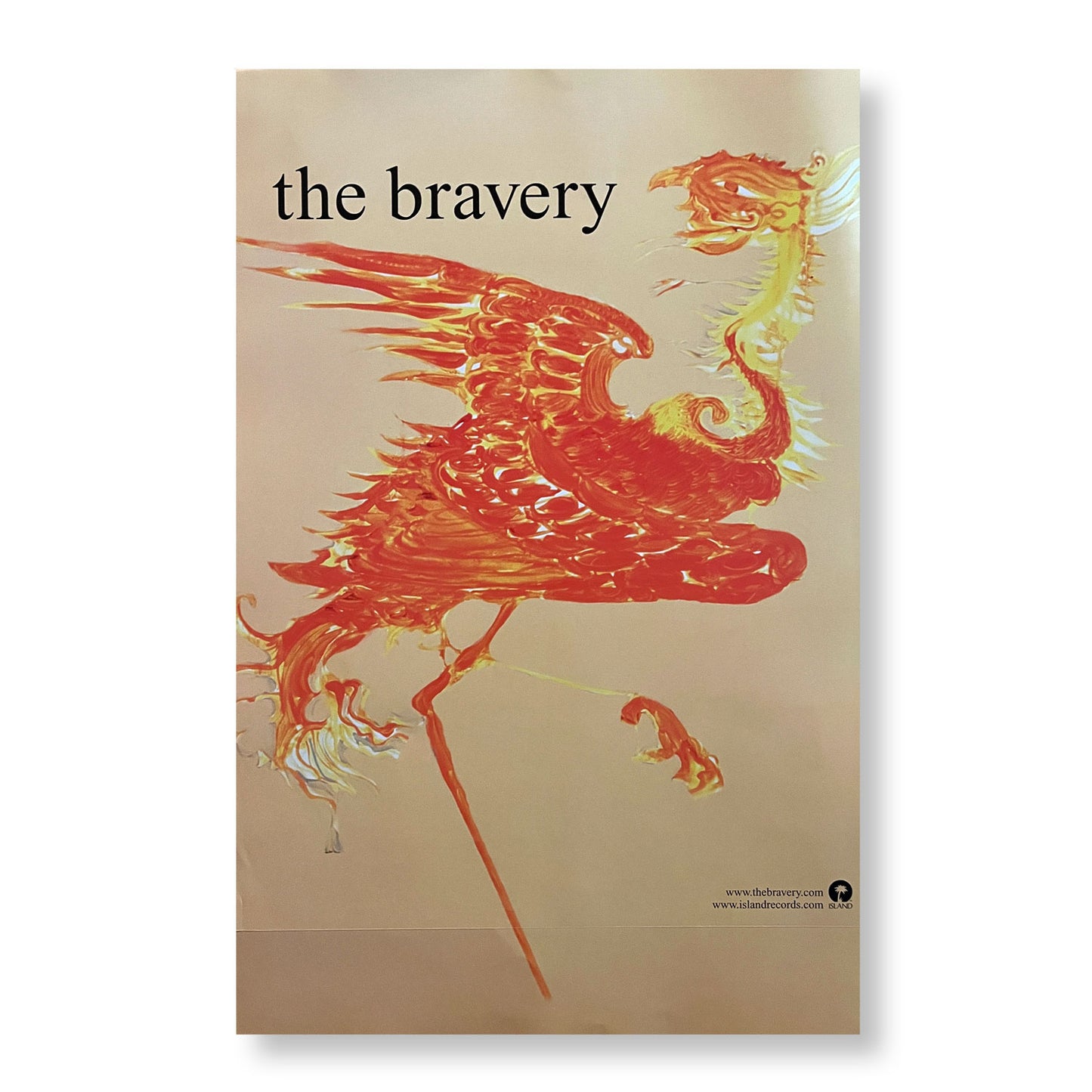 The Bravery "An Honest Mistake" 11 x 17" double-sided promotional tour poster *Rare