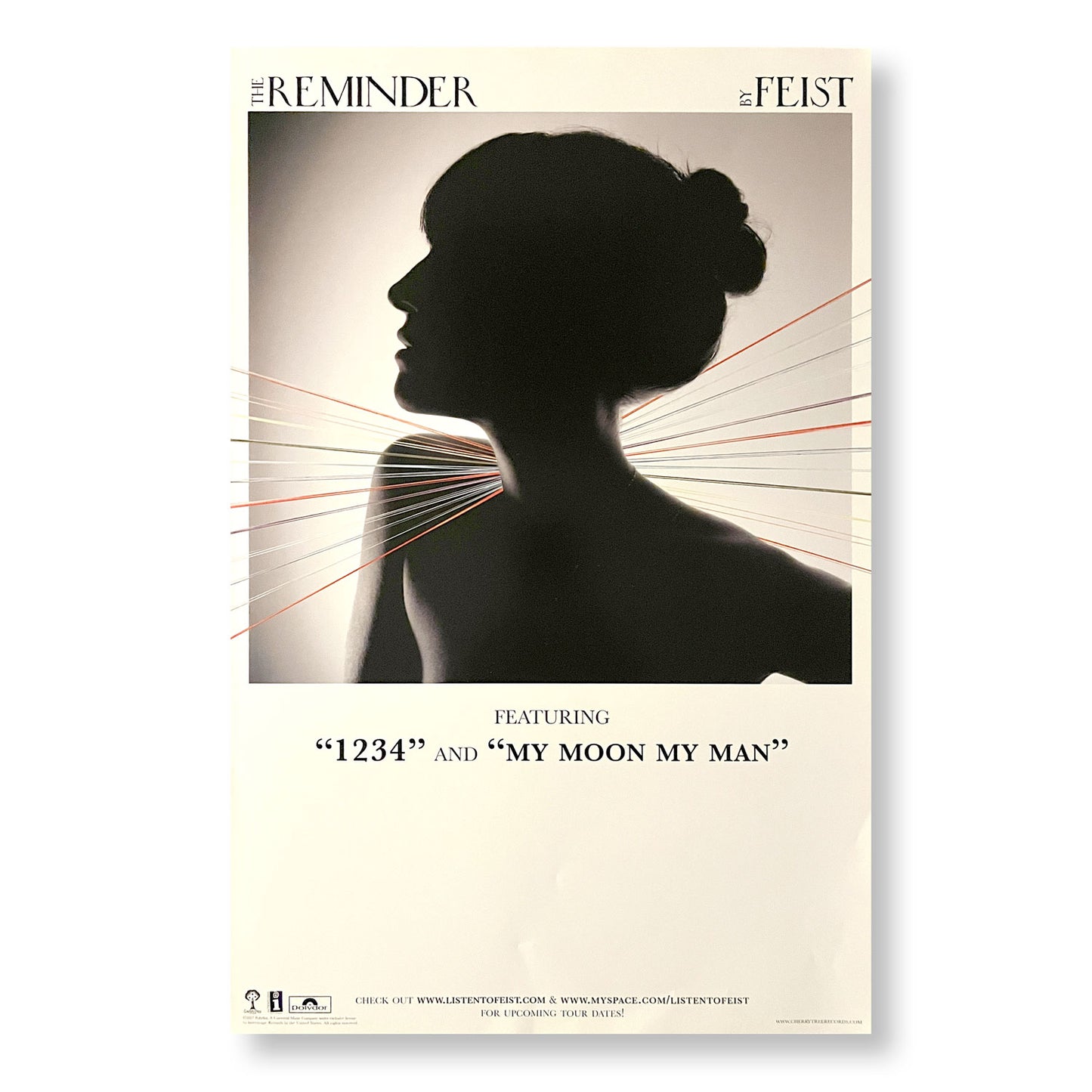 Feist "The Reminder" 11 x 17" Single-sided Promotional Poster