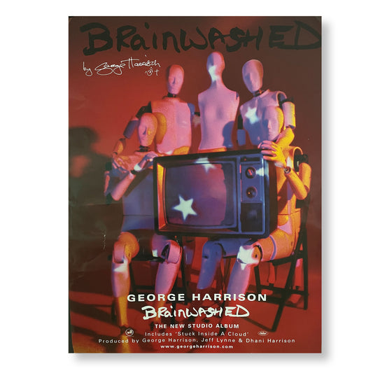 George Harrison "Brainwashed" 18 x 24" Double-sided Promotional Poster