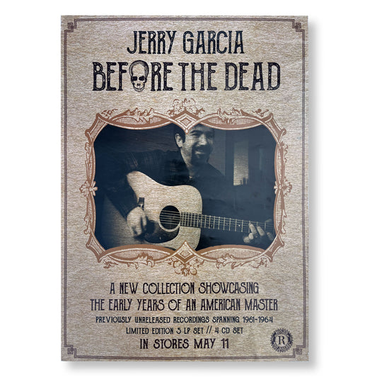 Jerry Garcia "Before the Dead" 18 x 24" Single-sided Promotional Poster