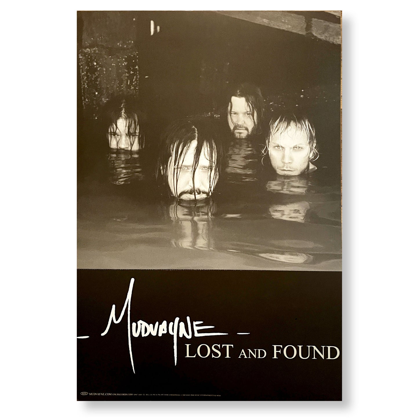 Mudvayne "Lost and Found" 12 x 18" double-sided promotional poster *Rare