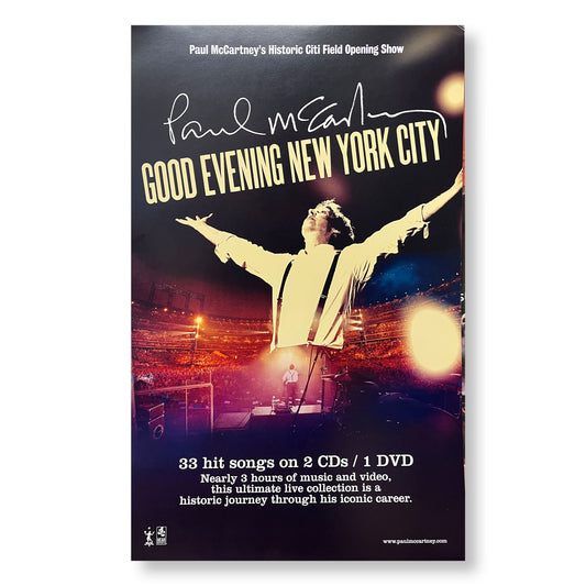 Paul McCartney "Good Evening New York City" 11 x 17" Single-sided Promotional Poster