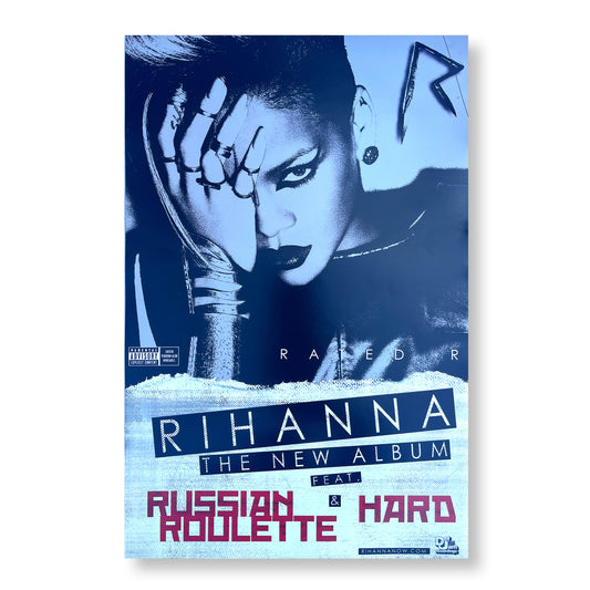 Rhianna "Rated R" 11 x 17" double-sided promotional poster *Rare