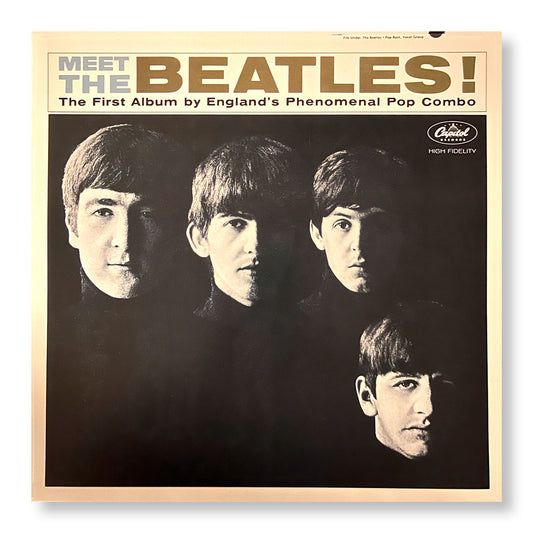 The Beatles, "Meet The Beatles"  12 x 12" Original Double-sided promotional flat