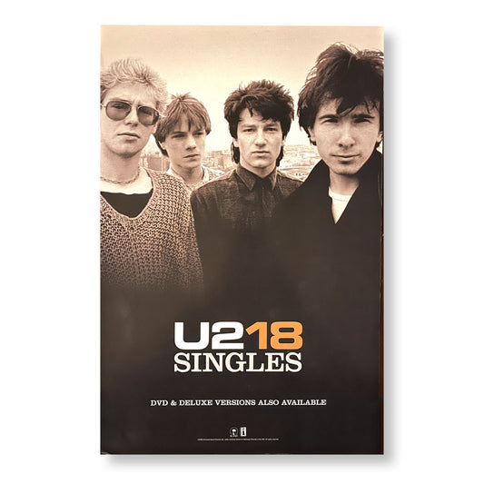 U2 18 Singles 11 x 17" Single-sided promotional poster