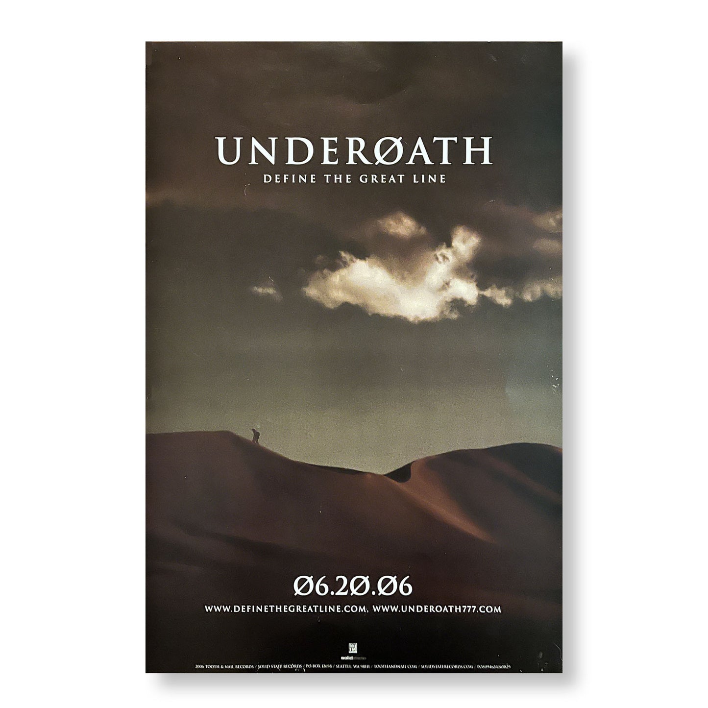 Underoath 12 x 18" Double-sided Promotional Poster "Define the Great Line"