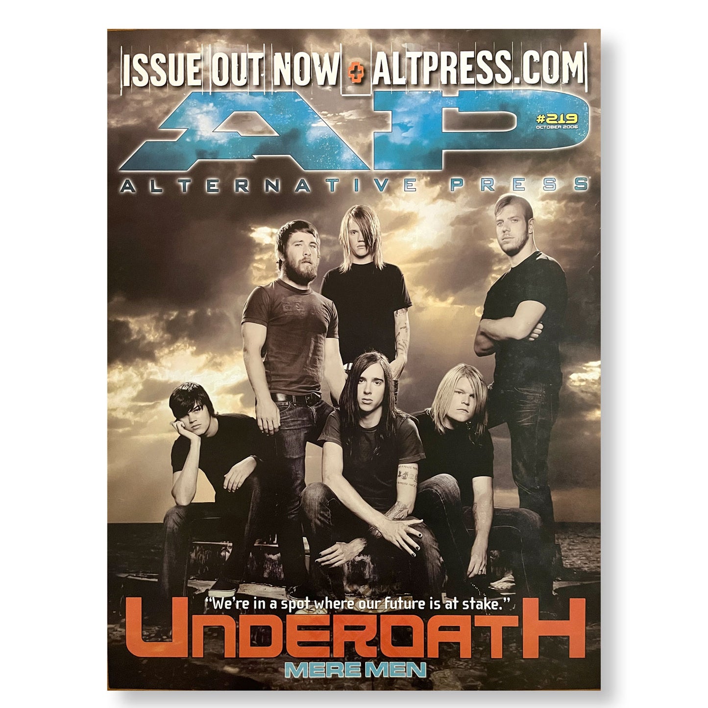 Underoath 18 x 24" Single-sided Promotional Poster AP Magazine Cover