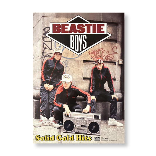 Beastie Boys "Solid Gold Hits" 11 x 17" double-sided promotional poster *Rare