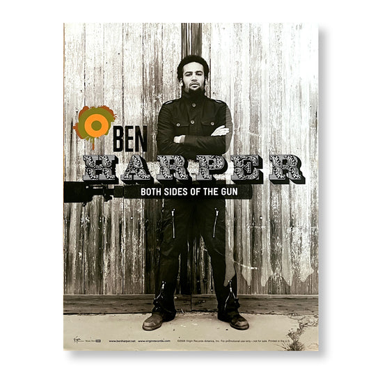 Ben Harper "Both Sides of the Gun" 18 x 24" Single-sided Promotional Poster *Rare