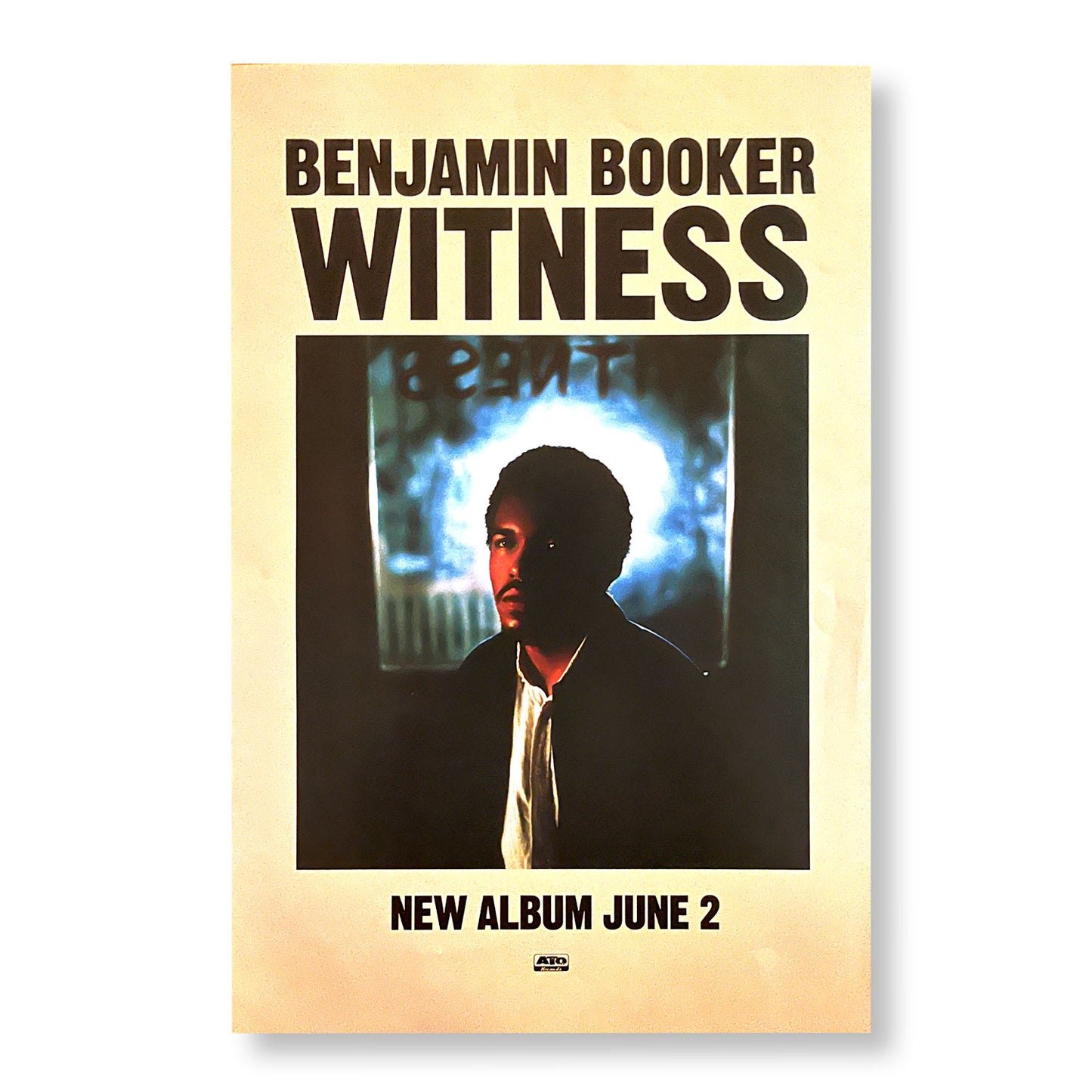 Benjamin Booker "Witness" 11 x 17" double-sided promotional poster *Rare