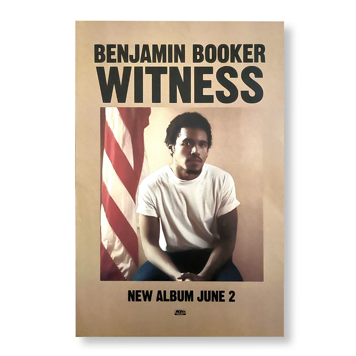 Benjamin Booker "Witness" 11 x 17" double-sided promotional poster *Rare