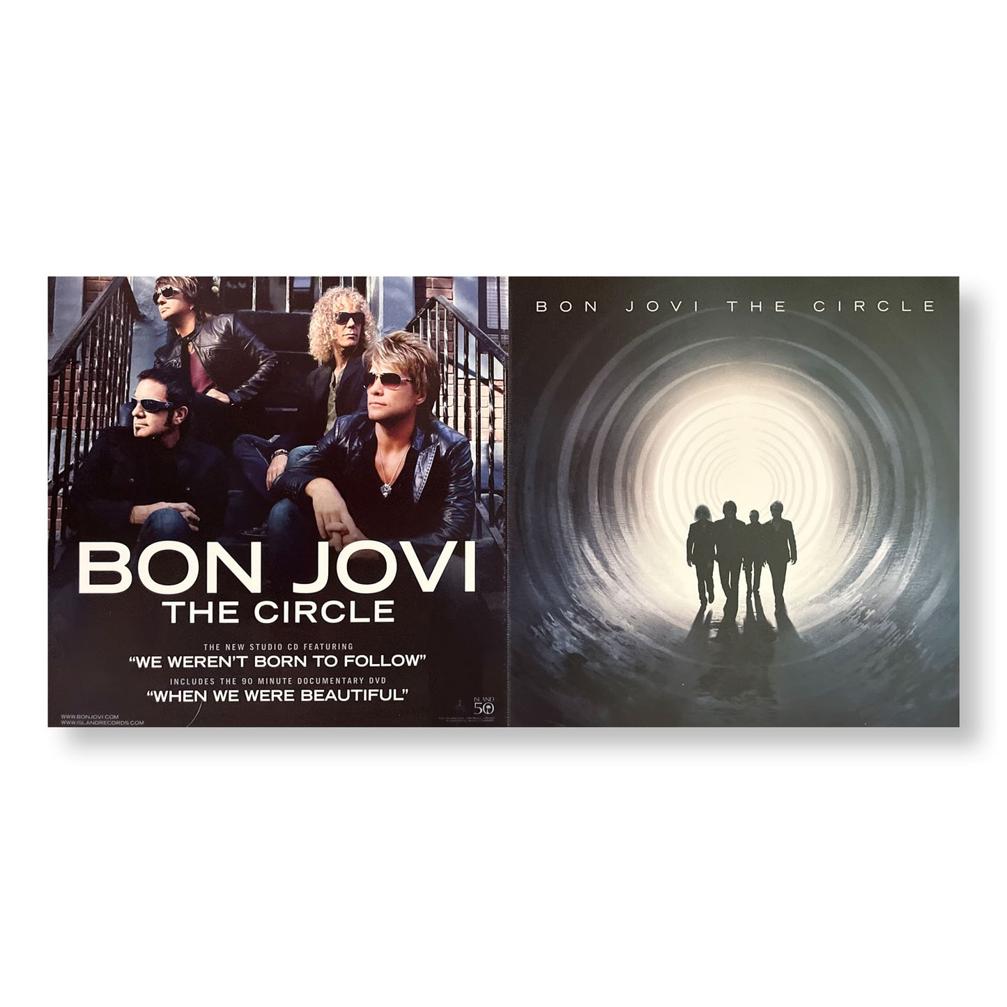 Bon Jovi, "The Circle"  12 x 24" Double-sided promotional flats