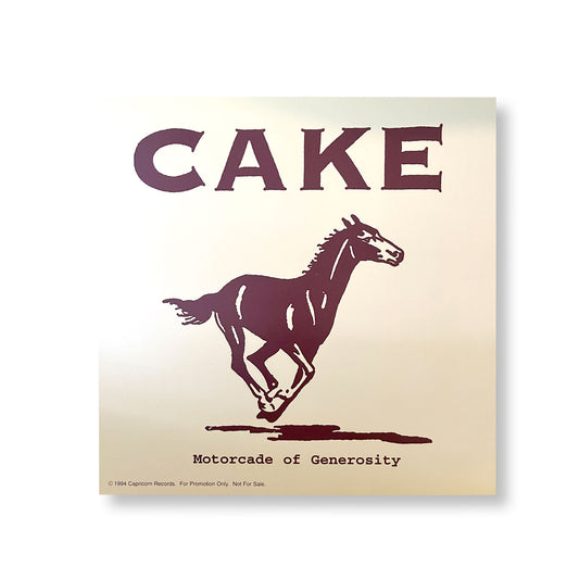 Cake "Motocrade of Happiness"  12 x 12" Original Double-sided promotional flat