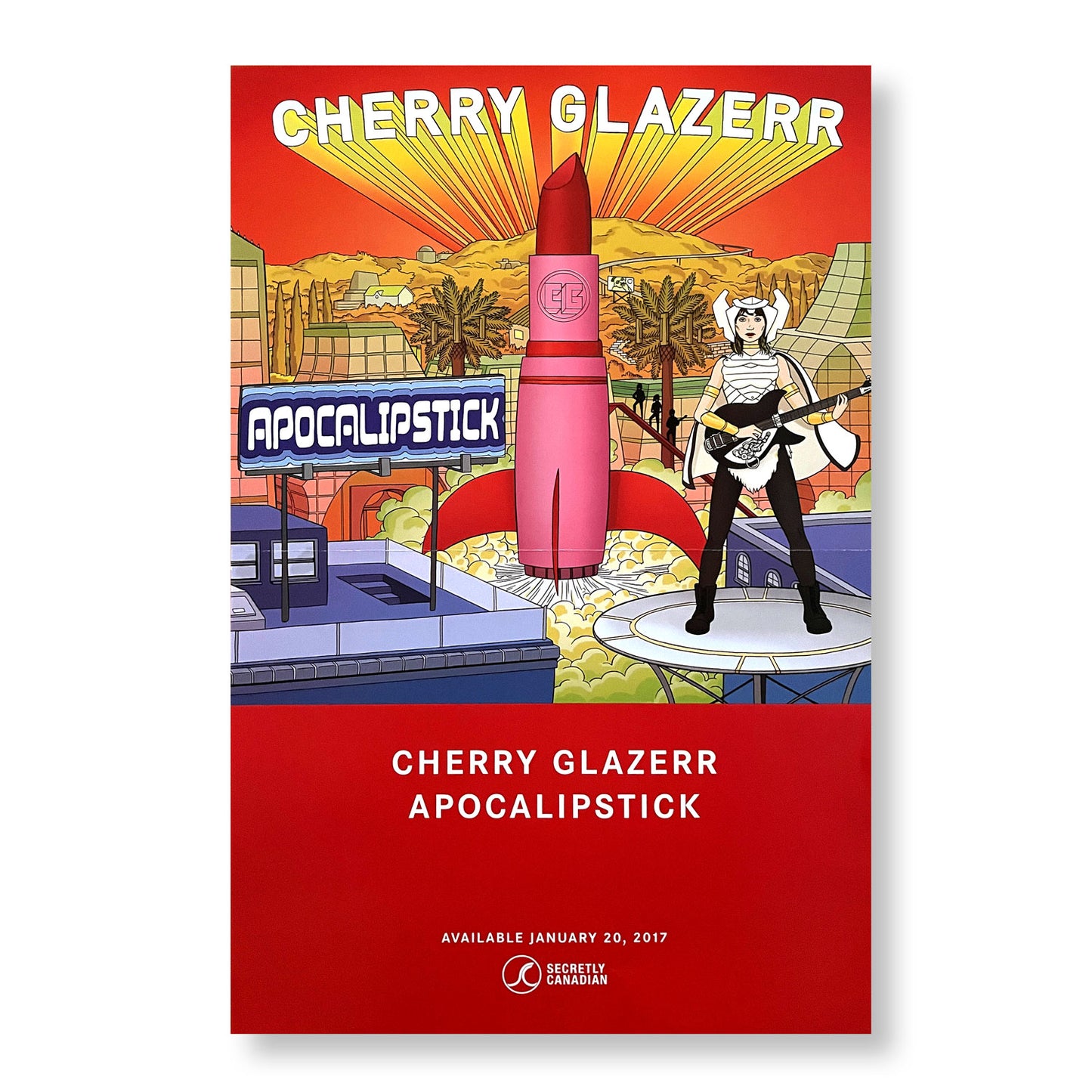 Cherry Glazer "Apocalipstick" 11 x 17" Single-sided Promotional Poster