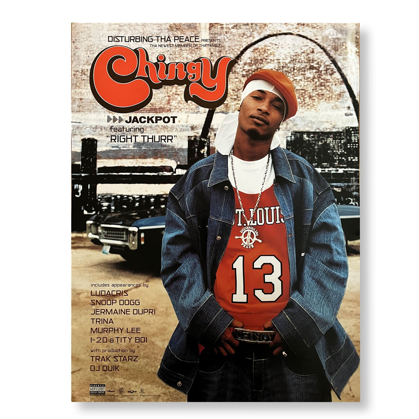 Chingy 18 x 24" Double-sided Promotional Poster *Rare