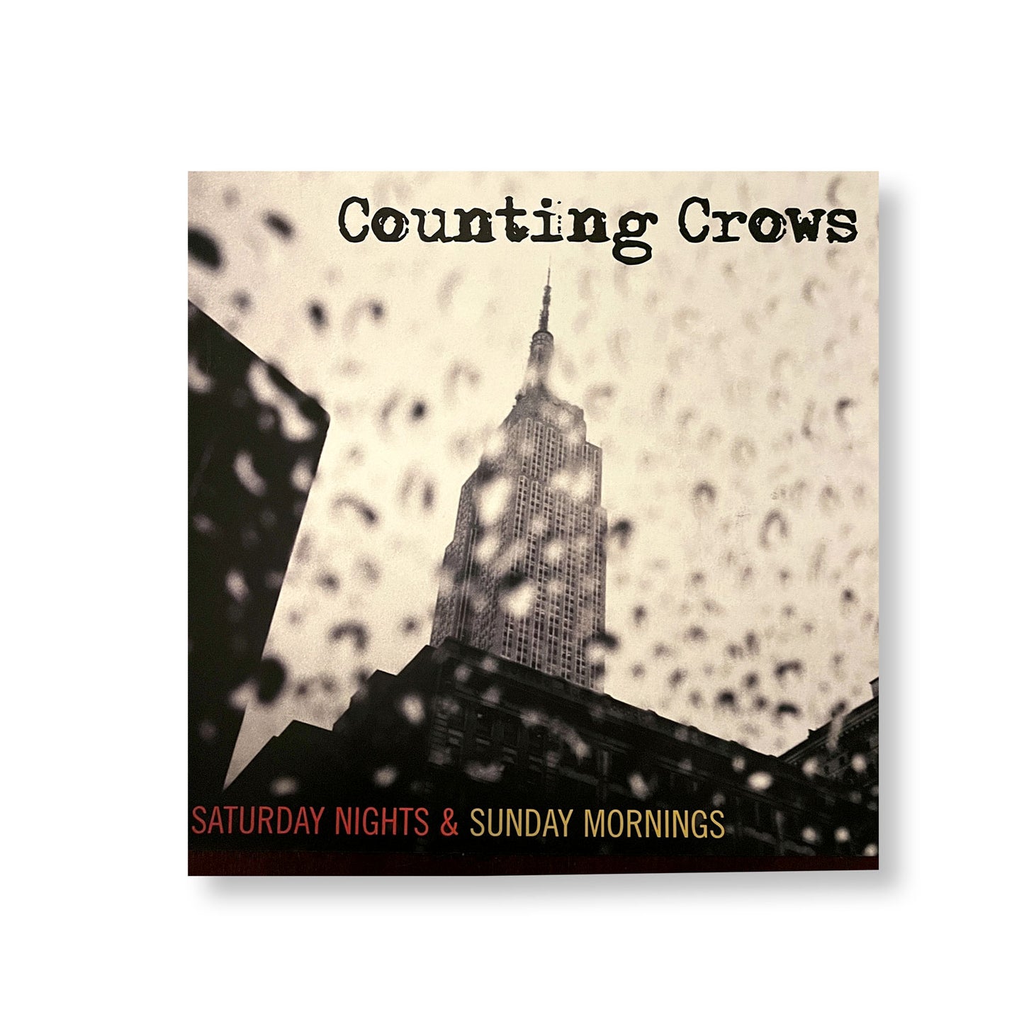 Counting Crows "Saturday Nights and Sunday Mornings"  12 x 12" Original Double-sided promotional flat