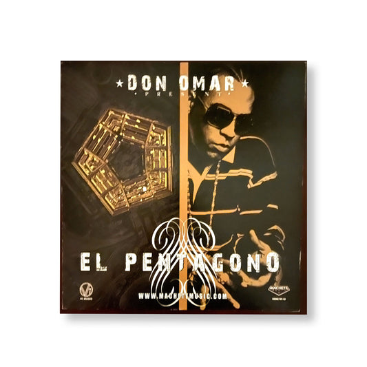 Don Omar, "El Pentagono" 12 x 12" Original Double-sided promotional flat (Copy)