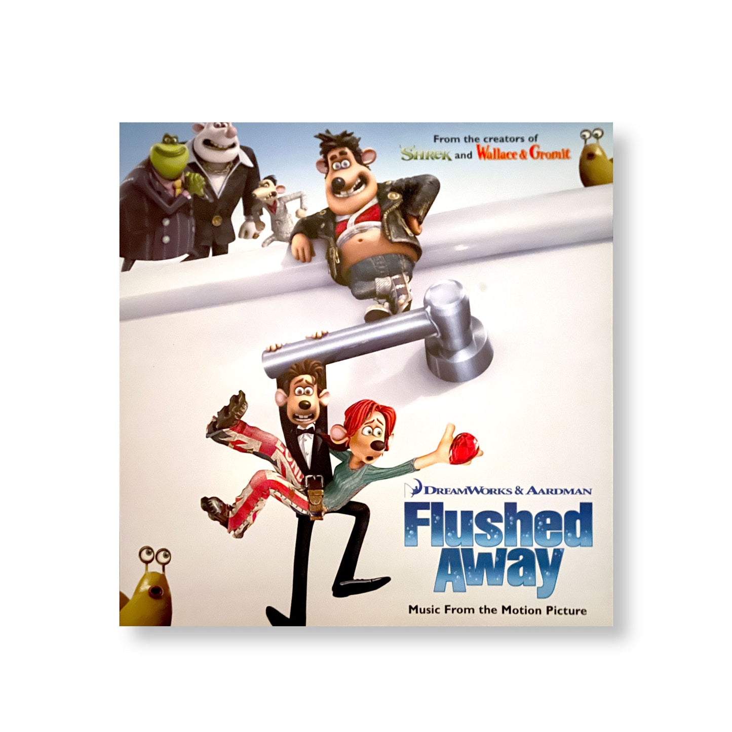 "Flushed Away" Original Motion Picture Soundtrack 12 x 12" Original Double-sided promotional flat