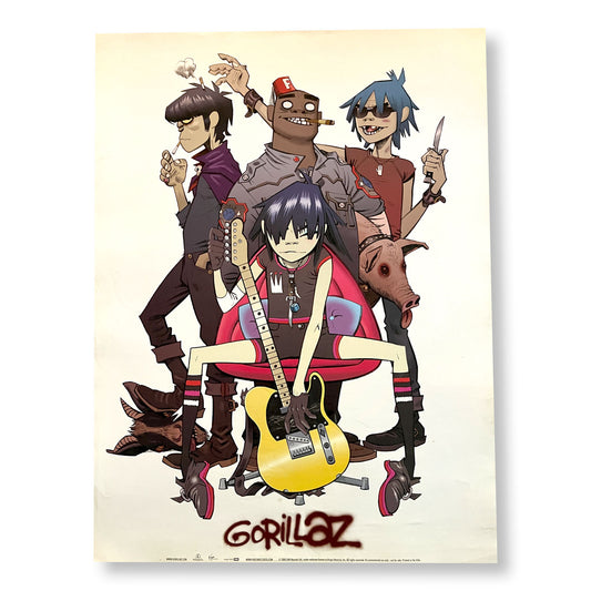 Gorillaz 18 x 24" Single-sided Promotional Poster