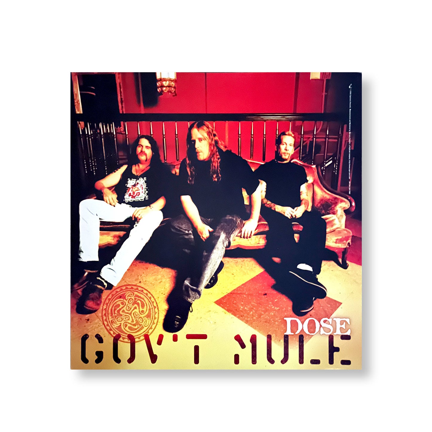Gov't Mule "Dose" 12 x 12" Original Double-sided promotional flat