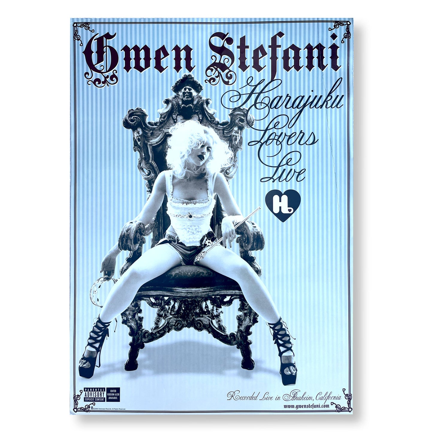 Gwen Stefani "Harajuku Lovers Live/The Sweet Escape" 18 x 24" Single-sided Promotional Poster