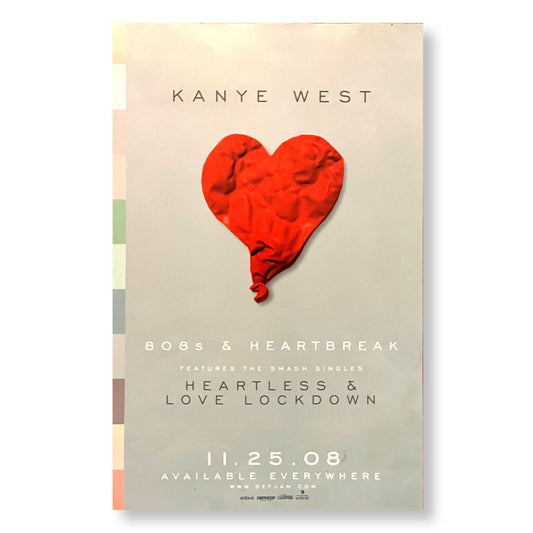 Kanye West "808s & Heartbreak" 11 x 17" Single-sided Promotional Poster