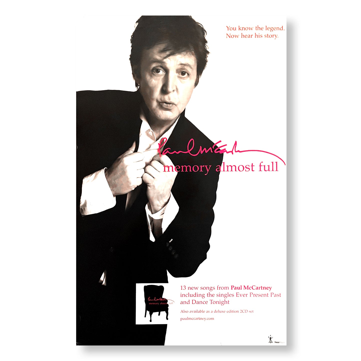 Paul McCartney "Memory Almost Full" 11 x 17" Single-sided Promotional Poster