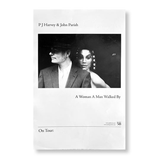 PJ Harvey & John Parish "A Man And A Woman Walk By" 11 x 17" single sided promotional tour poster *Rare