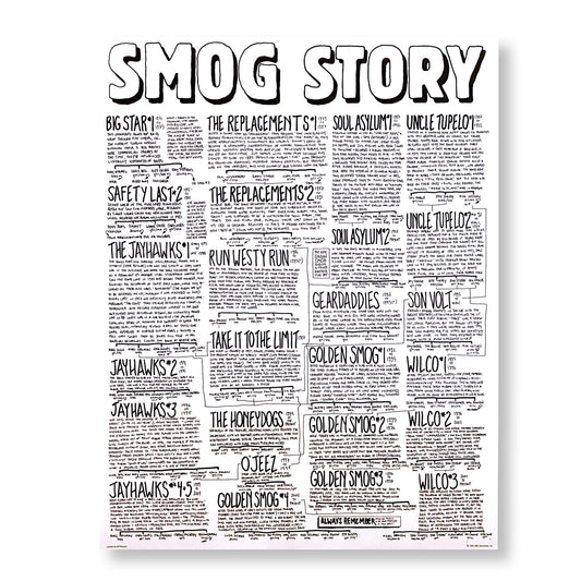 Smog "The Smog Story" 18 x 24" Single-sided Promotional Poster * Super Rare