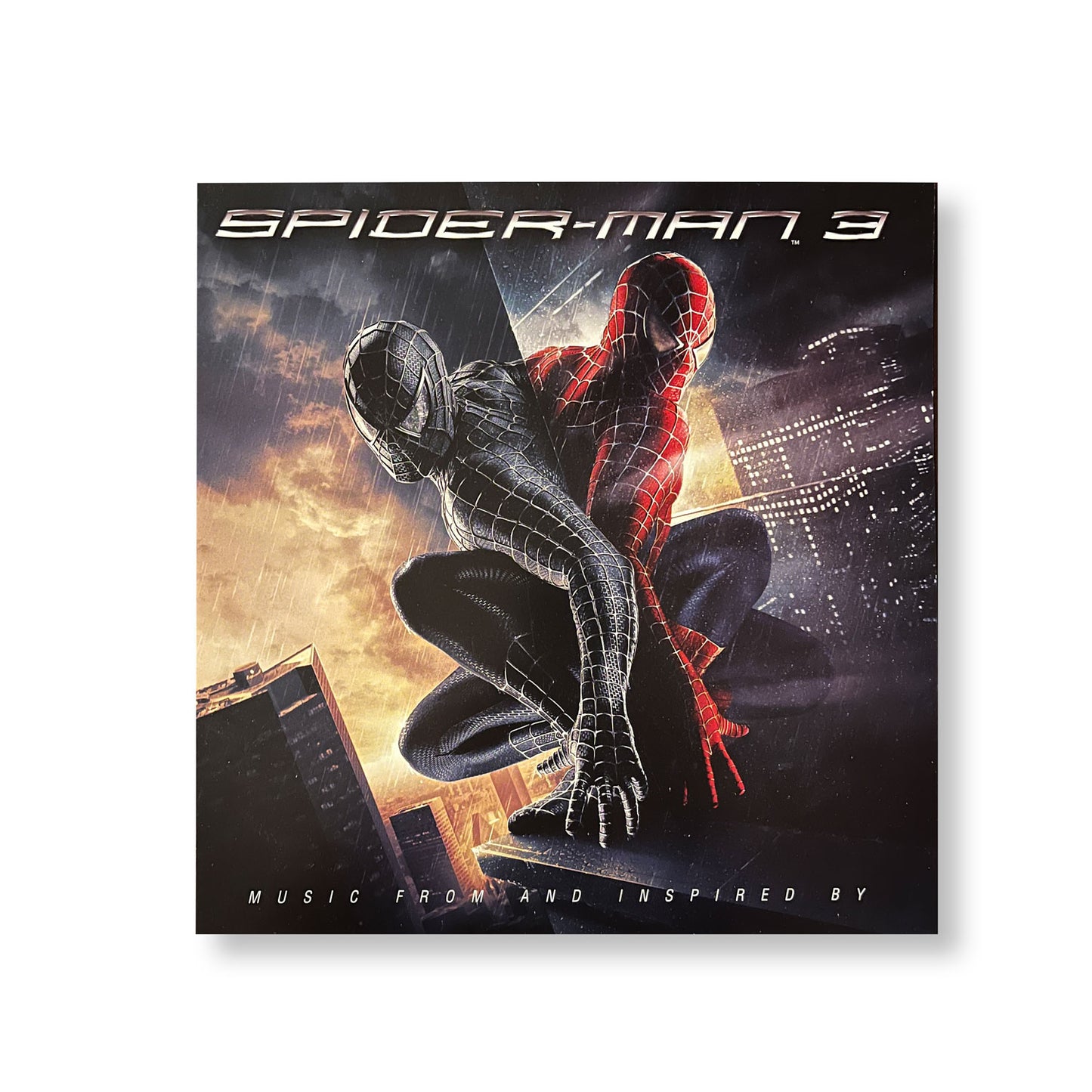 Spiderman 3 Motion Picture Soundtrack 12 x 12" Original Double-sided promotional flat