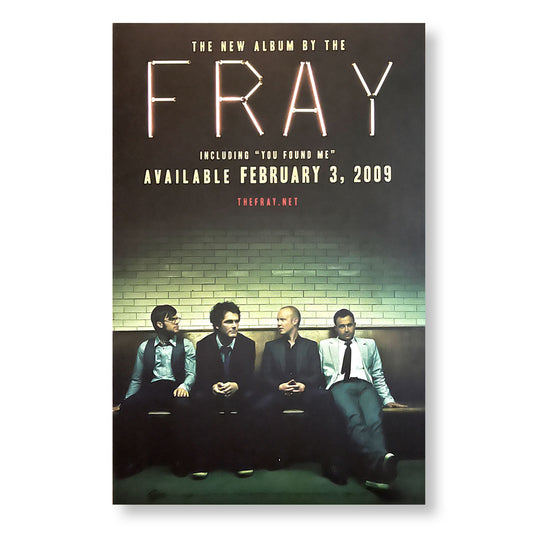 The Fray 11 x 17" double-sided promotional poster *Rare