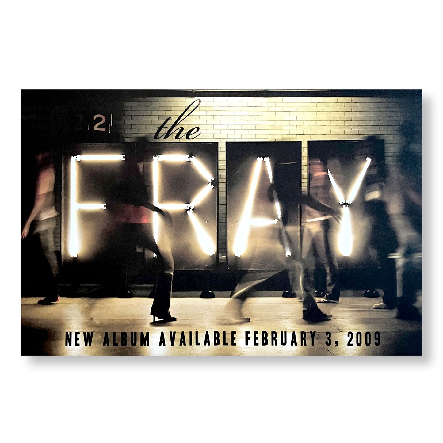 The Fray 11 x 17" double-sided promotional poster *Rare