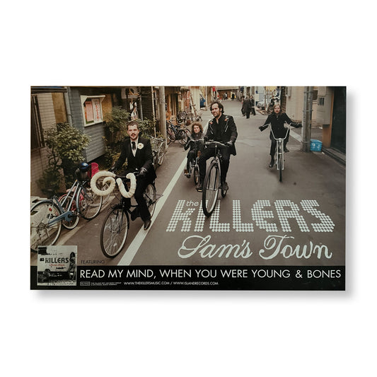 The Killers "Sam's Town" 11 x 17" double-sided promotional tour poster *Rare