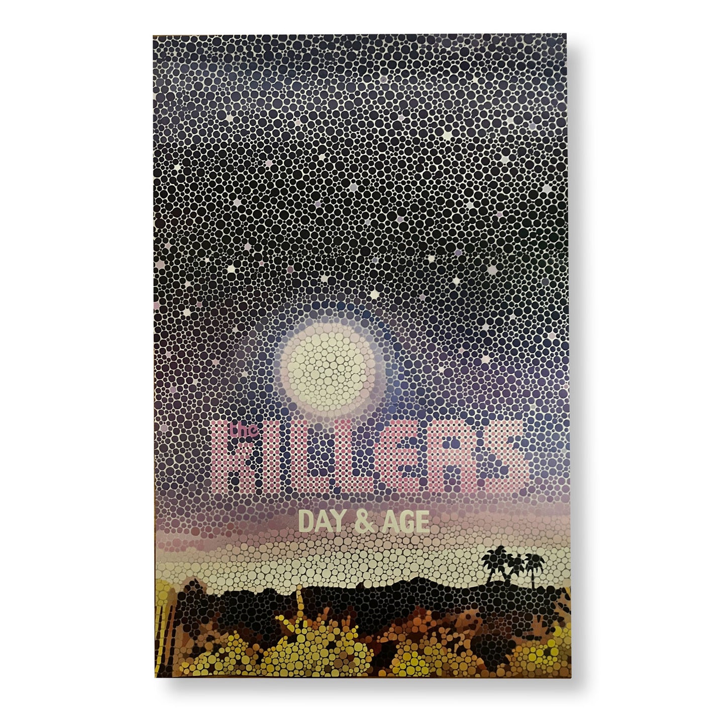 The Killers "Day & Age" 11 x 17" double-sided promotional tour poster *Rare