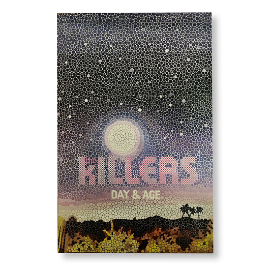 The Killers "Day & Age" 11 x 17" double-sided promotional tour poster *Rare