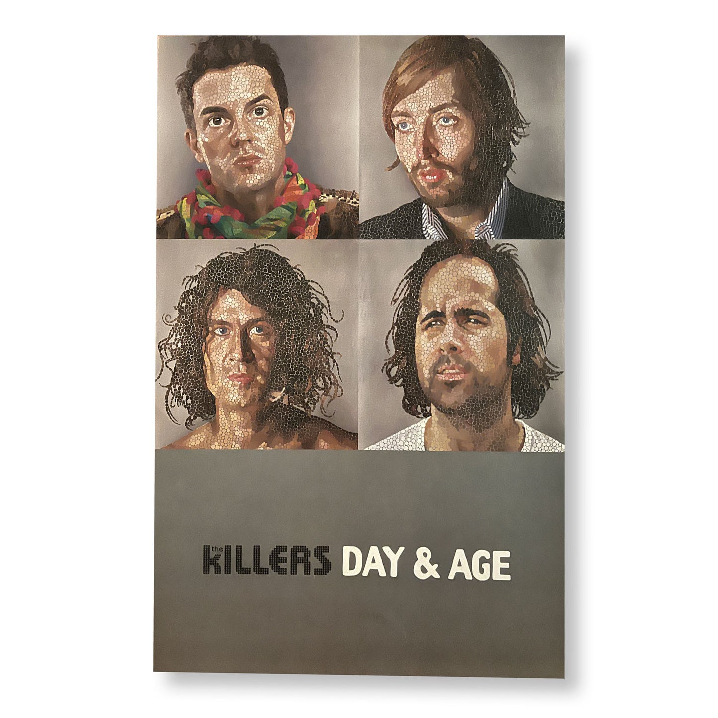 The Killers "Day & Age" 11 x 17" double-sided promotional tour poster *Rare