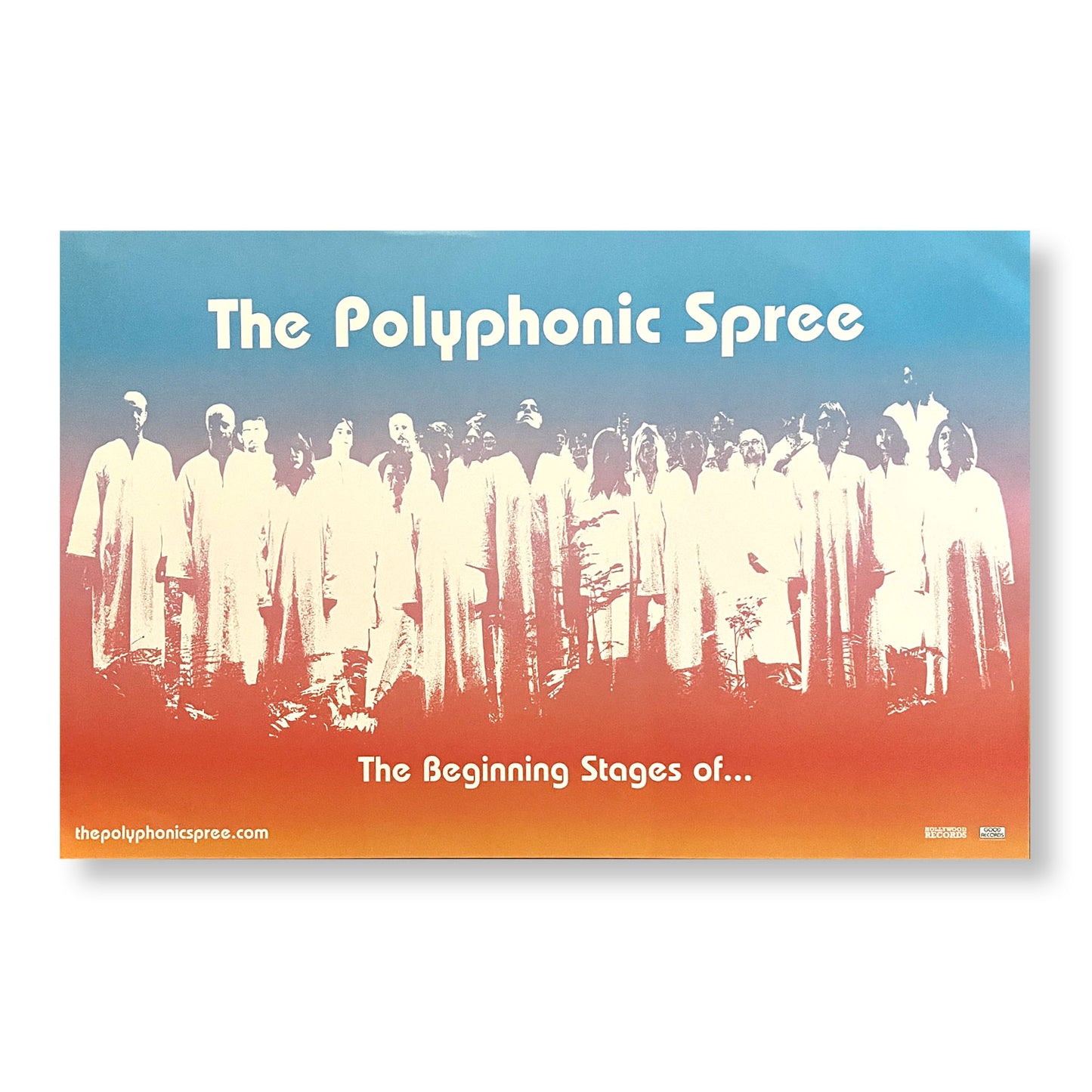 The Polyphonic Spree "The Beginning Stages of..." 11 x 17" single sided promotional poster *Rare (Copy)