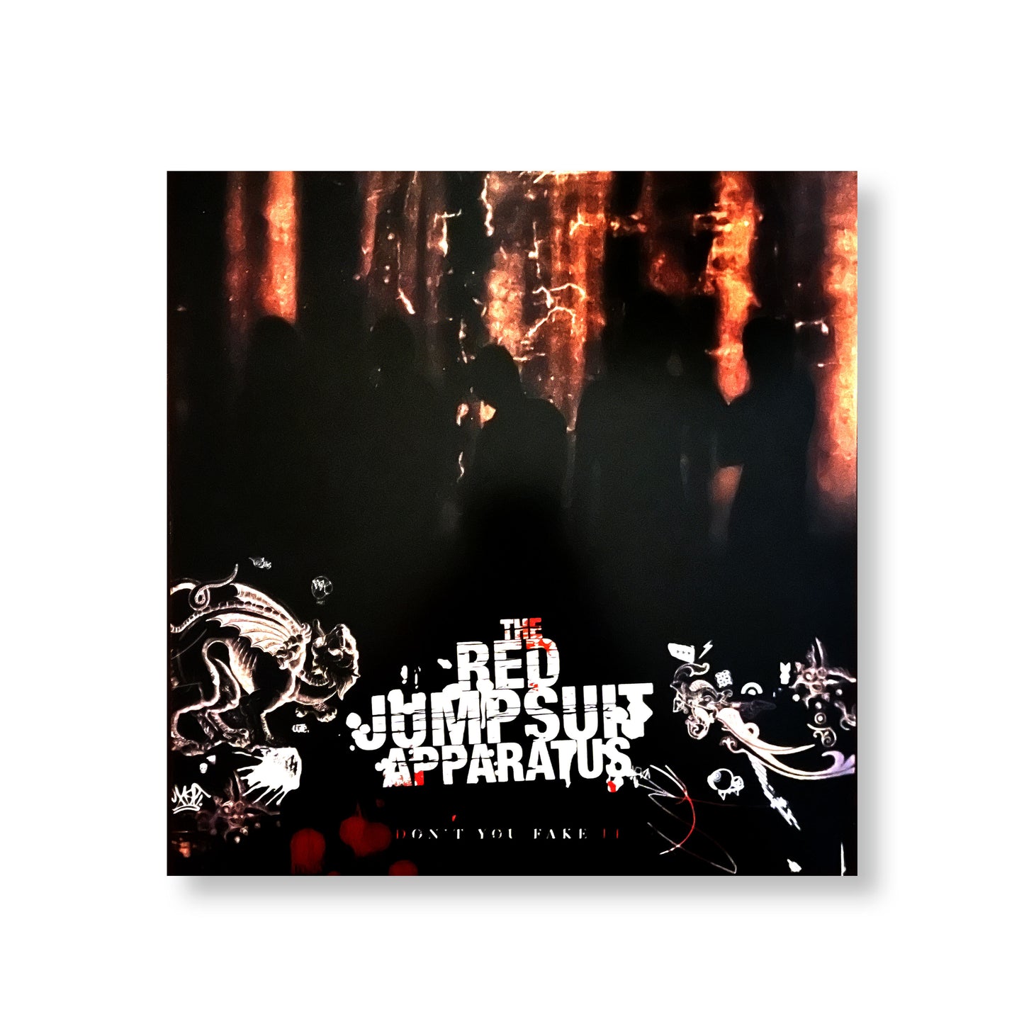 The Red Jumpsuit Apparatus "Don't You Fake It"  12 x 12" Original Double-sided promotional flat