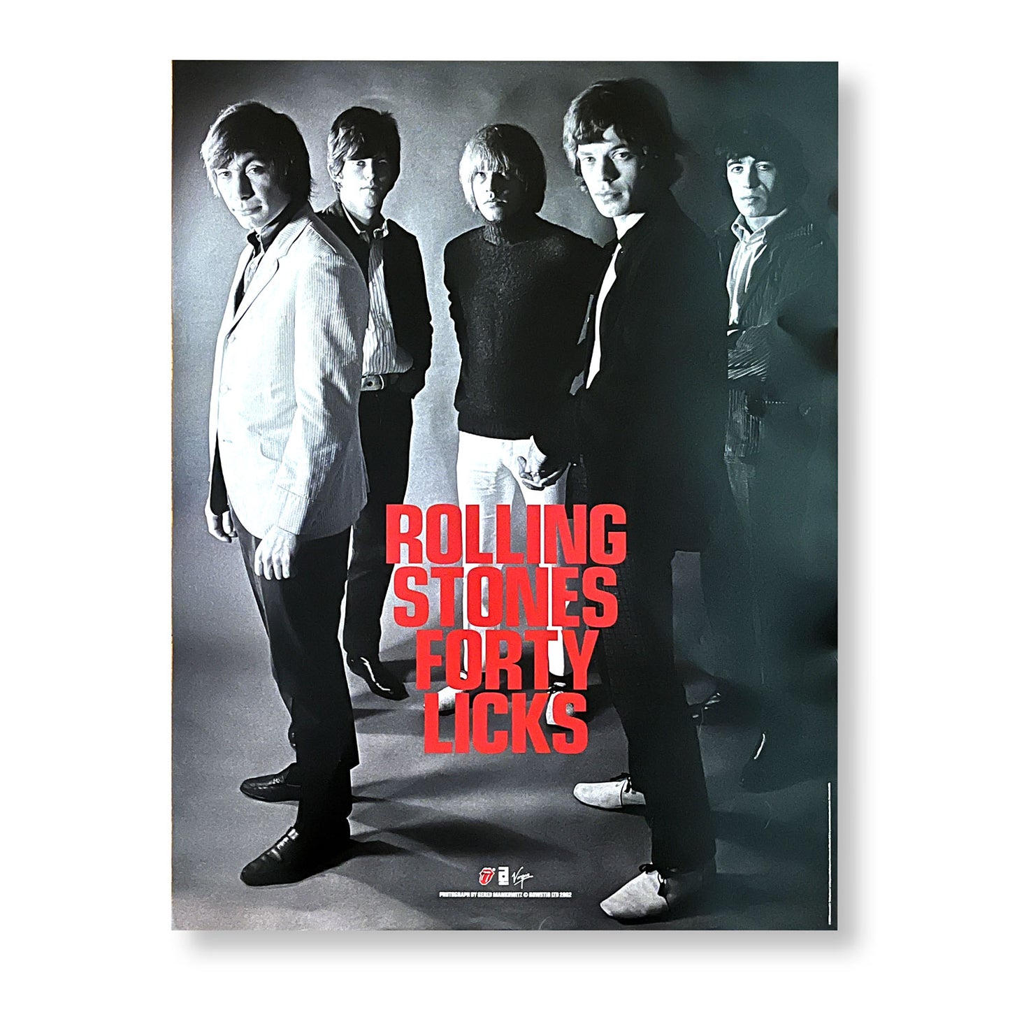 The Rolling Stones "Forty Licks" 18 x 24" Single-sided Poster *Rare