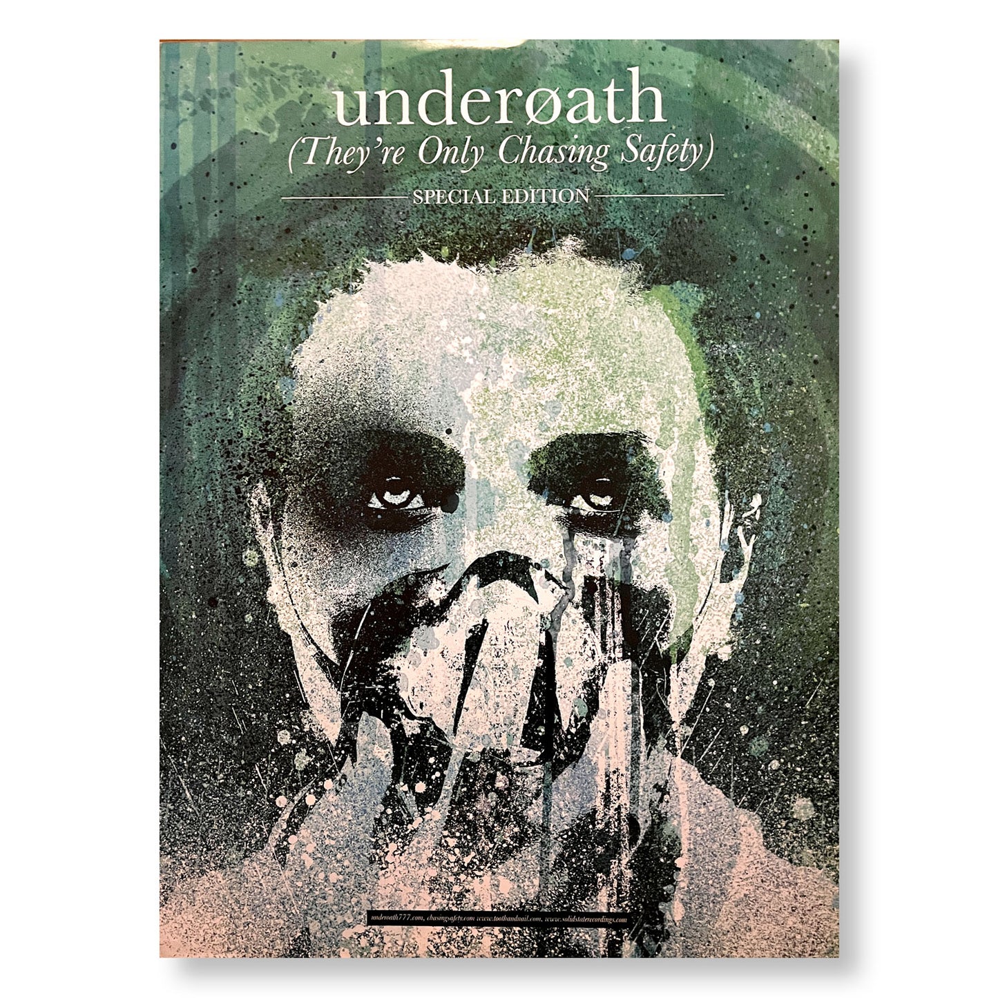 Underoath 18 x 24" Double-sided Promotional Poster "They're Only Chasing Safety"