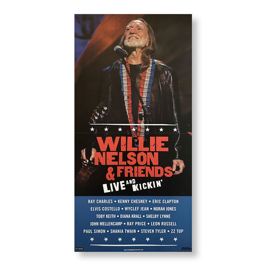 Willie Nelson & Friends 12 x 24" Double-sided promotional flats