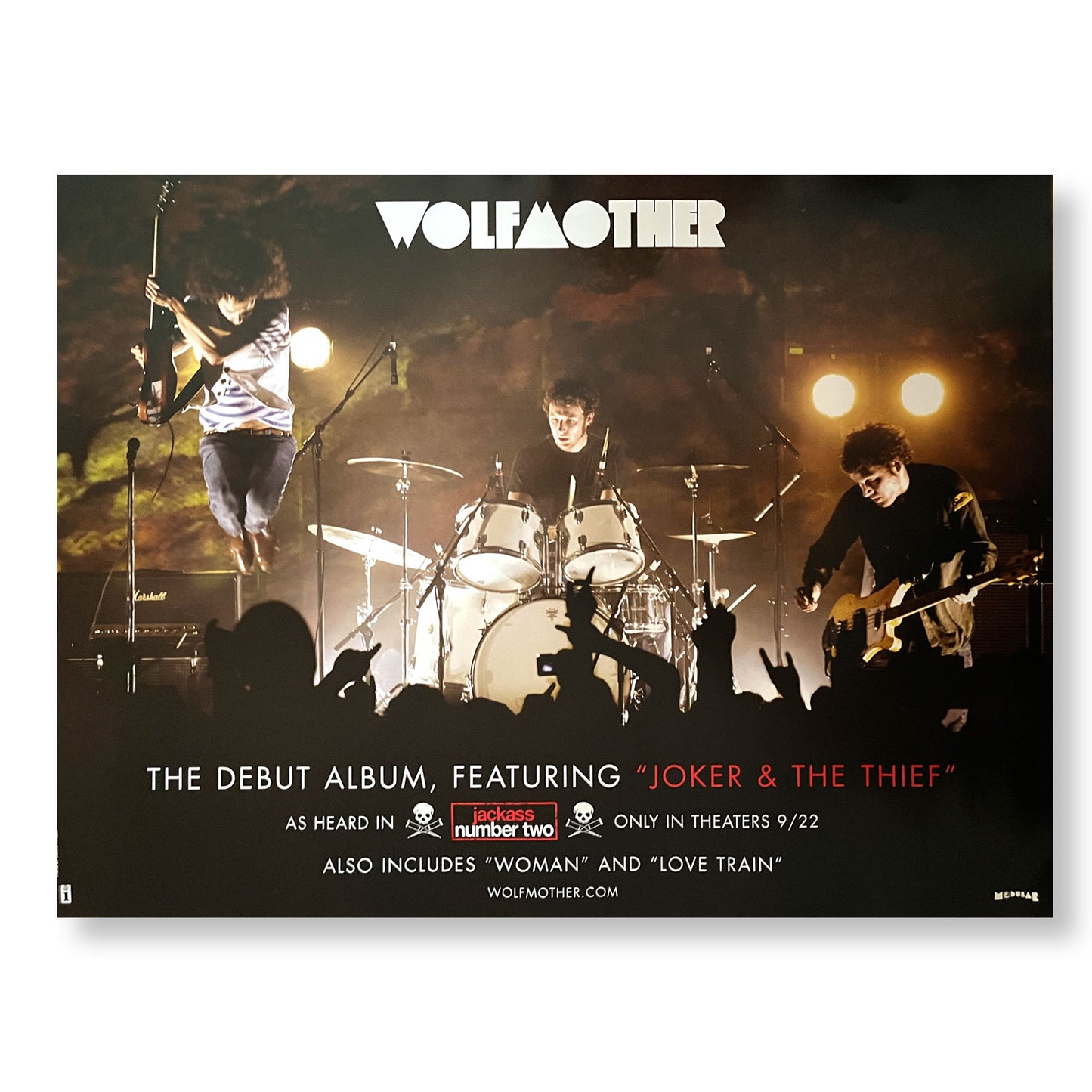 Wolfmother 18 x 24" Double-sided poster`